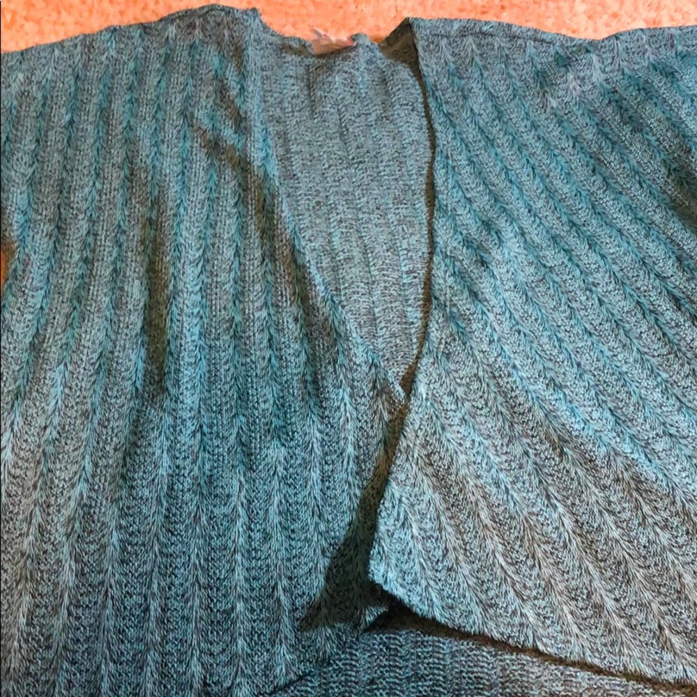 Blue Lindsay LuLaRoe Coverup